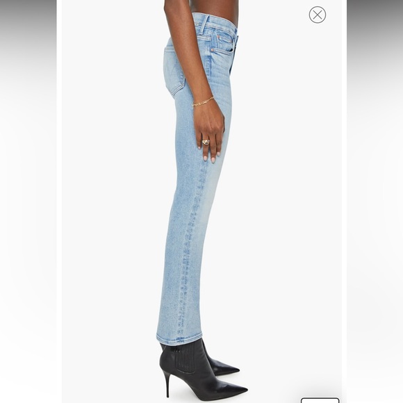 MOTHER JEANS 👖 The Insider Crop Straight Leg Jeans - Picture 3 of 4